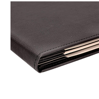 Porte-menus de restaurant sur mesure, fabrication personnalisée, logo personnalisé, dossier de présentation en PU, porte-menus en cuir