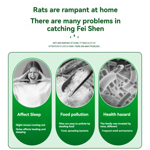 Piège <span class=keywords><strong>à</strong></span> rats non toxique grand format avec formule sans danger pour les animaux domestiques et adhésif <span class=keywords><strong>à</strong></span> prise instantanée pour usage intérieur/extérieur (maison/cuisine) - Product Image 4