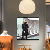 Écran LCD fin haute définition non tactile, résolution 1920x1920 |   Affichage numérique en intérieur pour la publicité des magasins de détail