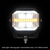 SM203A-A 80W 6 pouces, accessoires d'éclairage LED pour voiture, tracteur, camion, agriculture, chariot élévateur, phares à faisceau scellé, garantie de 2 ans
