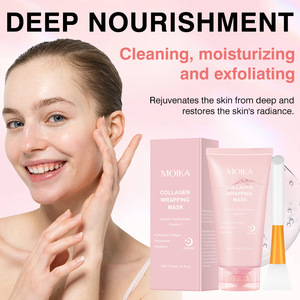 Masque enveloppant au collagène Moika 75ml, masque hydratant pour le visage - Product Image 4