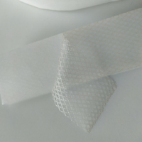 Entoilage thermocollant blanc premium double face avec adhésif thermofusible et support papier