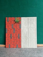 Panneau mural en pierre 3D moderne léger en PU, grande dalle, design en polyuréthane pour villa, entrepôt, installation facile, caractéristique imperméable