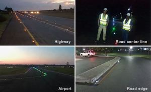 उच्च गुणवत्ता 127*49 मिमी pvc सौर रोड स्टड चीन 4-स्क्रू इनबेबेडेड 2.5v 120 माया की अगुवाई वाली बिल्ली की आंखें लाइट 72 एच फुटपाथ मार्कर - Product Image 5