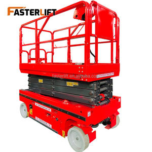 Faster Lift FL Model 6-16m Mobile Small Scissor Lift Elektrik Hidrolik Kapasitas 130KG Tinggi Maksimum 20m - Product Image 1