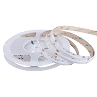 Garansi 3 Tahun Produk Baru 12mm DC24V IP20 840leds/m 5 in 1 RGB+CCT Lampu Strip LED COB Fleksibel