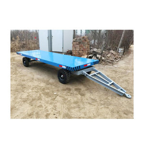 Remorque à plateau basse, remorque à plateforme complète, remorque à plateau plat, remorque de camion 500 kg, acier thermolaqué, prix usine - Product Image 2