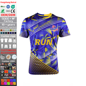 Camisetas para Hombre con Diseño de Impresión Completa, Camiseta Deportiva Personalizada para Club, Transpirable, para Correr, Maratón, de Secado Rápido - Product Image 1