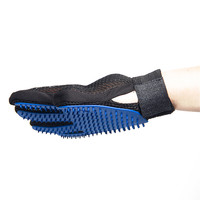 Gant de toilettage en Silicone pour chien et chat, brosse peigne, gants de cheveux, brosse de nettoyage de bain pour chiens, peignes pour animaux