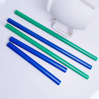 Gobelets réutilisables en plastique PP lavables et écologiques à large ouverture avec pailles, 36/40 OZ, tailles et couleurs personnalisables, accessoires de bar tendance