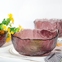 Services de table Samlife, ensembles uniques de vaisselle en verre de luxe, mélange de bols à salade de fruits pour le dessert