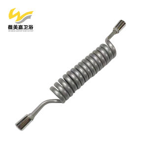 Wholesale 1/2 Inch Copper Cap Bidet Spray Gun Telephone Line Conduit <b>Bathroom</b> Faucet Spring Inlet Plumbing Hoses Vimijia - Product Image 3