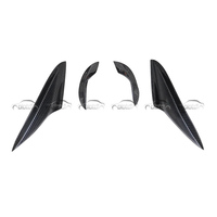 Pour BMW Série 3 E90 E92 E93 M3 2008-2013 En Fiber De Carbone Avant Pare-chocs Aile Canards Garnitures Séparateurs État Neuf