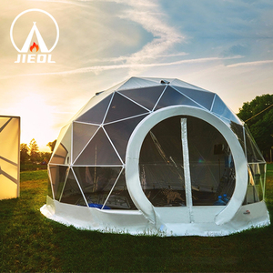 Tente extérieure de luxe personnalisée d'igloo de dôme de camping rond de 3 m à 12 m pour le complexe - Product Image 3