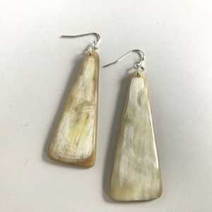 Boucles d'oreilles en corne de buffle vintage de meilleure qualité bijoux de mode naturels à la mode d'Inde pour les mariages en gros - Product Image 4