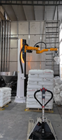 Désengaucheteuse 4 axes pour détergent (cendres de soude/sulfate), bras robotisé, 25-100 kg/sac, 120 sacs/h, servomoteur, guidée par vision, PLC