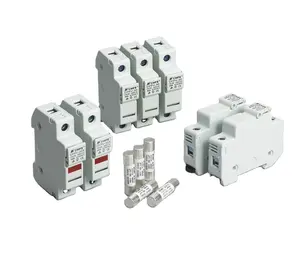 10X38 14X51 22x58 IEC fusible link and Fuse Holder CE 2A 10A 12A 15A 16A 20A 25A 30A 32A 40A 50A 63A 80A 100A 125A