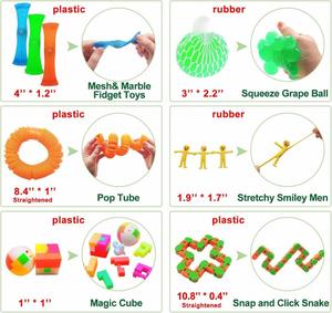 Nouvel ensemble complet de jouets anti-stress 2025 – Pack thérapeutique sensoriel et outils de compression pour enfants et adultes - Product Image 4