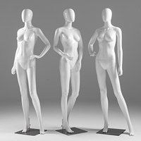 Mannequin femme haut de gamme, corps entier, avec support, pour vitrine de magasin de vêtements