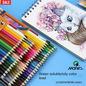 Marley Sinh Viên Mới Bắt Đầu Vẽ Nước Hòa Tan & Cổ Điển Màu Dầu Bút Chì Graffiti Lấy Cảm hứng Phù Hợp Với Chì Cho Bút Chì Màu - Product Image 2