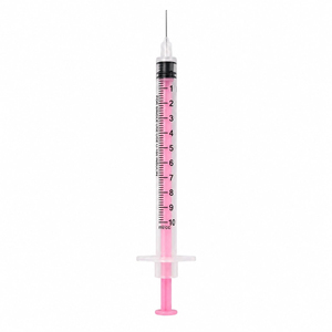Jeringa Veterinaria de Insulina de 10 ml U100, Jeringa Hipodérmica Transparente Graduada con Aguja para Inyección Animal - Product Image 1