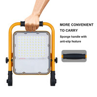 Mini Soporte Plegable KCD Multifuncional, Lámpara de Trabajo LED Recargable Inalámbrica para Exteriores con Luz Intermitente de 20w 27w 48w 90w 100w 200w