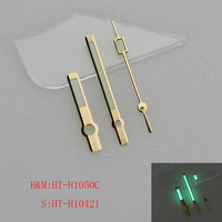 Populaire 3 Face Design Deux Côtés Brillant Super C3 Vert Lumineux Fit NH34 35 36 38 70 Mouvement SKX007 Aiguilles de montre
