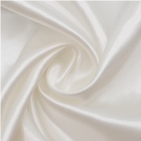 Tissus en satin de soie pour vêtements, robes, doublure, tissu textile, matière première, fabricant, tissu extensible 100% polyester, satin