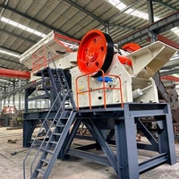 Planta de Trituración Integrada Sin Base, Trituradora Móvil de Alta Eficiencia para Proyectos de Reciclaje de Minerales