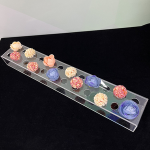 Tùy Chỉnh Rõ Ràng Hình Chữ Nhật Acrylic Hiện Đại Vase Rose Flower Lọ Hoa Hiển Thị Hộp Cho Centerpieces Cho Trang Trí Nội Thất Đám Cưới - Product Image 6