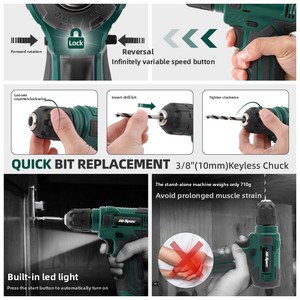 156 mảnh 8V công cụ điện đặt thép carbon mới xuyên biên giới đa chức năng hộp sắt cầm tay phần cứng Kit Sản phẩm mới - Product Image 3