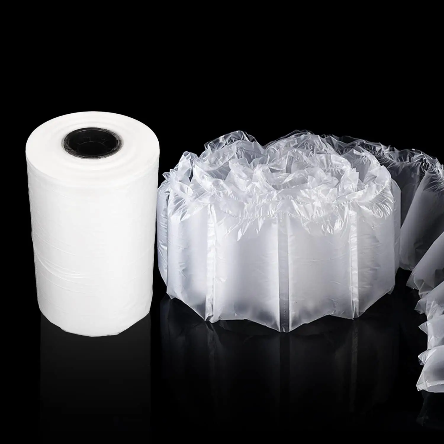 Filme de almofada de ar inflável sacos de bolha de ar envoltório embalagem rolo bolha envoltório sacos de transporte material de proteção e amortecimento