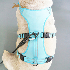 ODM diseño de lujo patrón fácil ajuste reflectante perro Arnes accesorios sin tirar <span class=keywords><strong>Funky</strong></span> perro arnés venta al por mayor ajustable con logotipo - Product Image 2