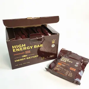 Outdoor Snacks High Energy Chocolate Flavor Compressed Vacuum Packed Biscuits