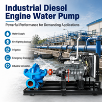 Pompe centrifuge industrielle à double aspiration horizontale 5KW à corps divisé haute pression pour transfert d'eau et protection incendie OEM