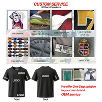 100% Baumwolle Übergrößen Herren T-Shirts mit Logo Individuell Bedruckte Schlichte T-Shirts Benutzerdefinierter T-Shirt-Druck Blanko T-Shirt