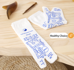 Acupresión Reflexología Masaje de pies Calcetines de algodón Herramientas para mujeres y hombres Cansado Aliviar los pies Calcetines de acupuntura Herramientas de masaje - Product Image 2
