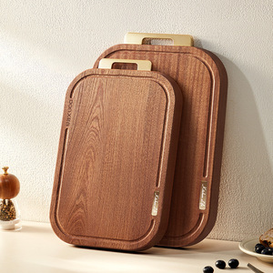 Solid Ebony Wood Cutting Board 30x20x2.5cm Rectangle Anti Mold Household Kitchen Use - Product Image 1