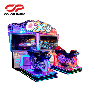 Parque colorido Nueva serie de máquinas recreativas de lujo Deportes Interior Simulador de experiencia que funciona con monedas Carreras de motos dinámicas - Product Image 6