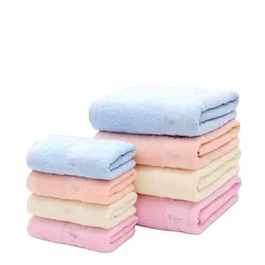 China Manufacturer Jacquard Dobby 76*34Cm Custom Cotton Bath Towel Set