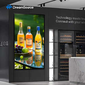 Hot bán hoạt hình signage quảng cáo hiển thị hồng ngoại <span class=keywords><strong>LCD</strong></span> màn hình cảm ứng treo tường kỹ thuật số Bảng menu cho cửa hàng bán lẻ - Product Image 1