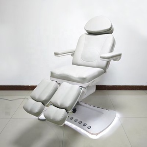 Modern Electric Facial <b>Bed</b> Adjustable Salon Treatment Chair PU Leather Beauty <b>Bed</b> with Headrest Legrest - Product Image 2