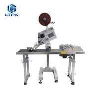 Étiqueteuse plate automatique modulaire à prix d'usine avec convoyeur et option de pagination pour sacs cartes boîtes couvre applicateur d'étiquettes