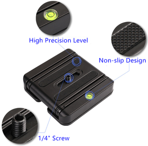 Nhôm gấp <span class=keywords><strong>Z</strong></span> loại <span class=keywords><strong>tripod</strong></span> nghiêng đầu nhanh chóng phát hành tấm - Product Image 5