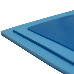 蓝色金属可检测硅胶布