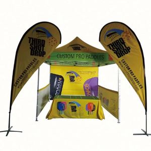 Carpa Publicitaria Comercial Portátil Plegable Moderna de 3x6m con Impresión de Serigrafía Personalizada - Product Image 1
