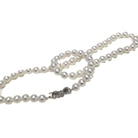 Collier de perles d'eau douce Zhuji 78 mm, style rétro littéraire, perles rondes parfaites, effet aurore subtil, cadeau idéal pour la fête des mères
