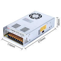Alimentation à découpage MWISH S-350-60 350W 60V 5.8A haute tension SMPS pour équipement industriel et éclairage LED