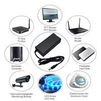 12V 5A bureau adaptateur secteur AC DC chargeur DC baril Jack PC CCTV affichage moniteur lumière LED ordinateur portable 12 volts bureau Type PC CCTV