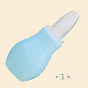 Aspirateur nasal manuel Medco pour bébé, type pompe, couleur bleue, pour le nettoyage du nez des nourrissons - Product Image 1